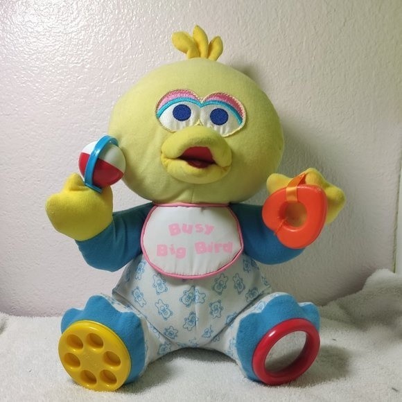 Peluche Gigante De Big Bird De Sesame Street - 51 Cm De Felpa Súper Suave, Con Detalles Bordados, Oficial Hasbro, Para Niños Desde 18 Meses